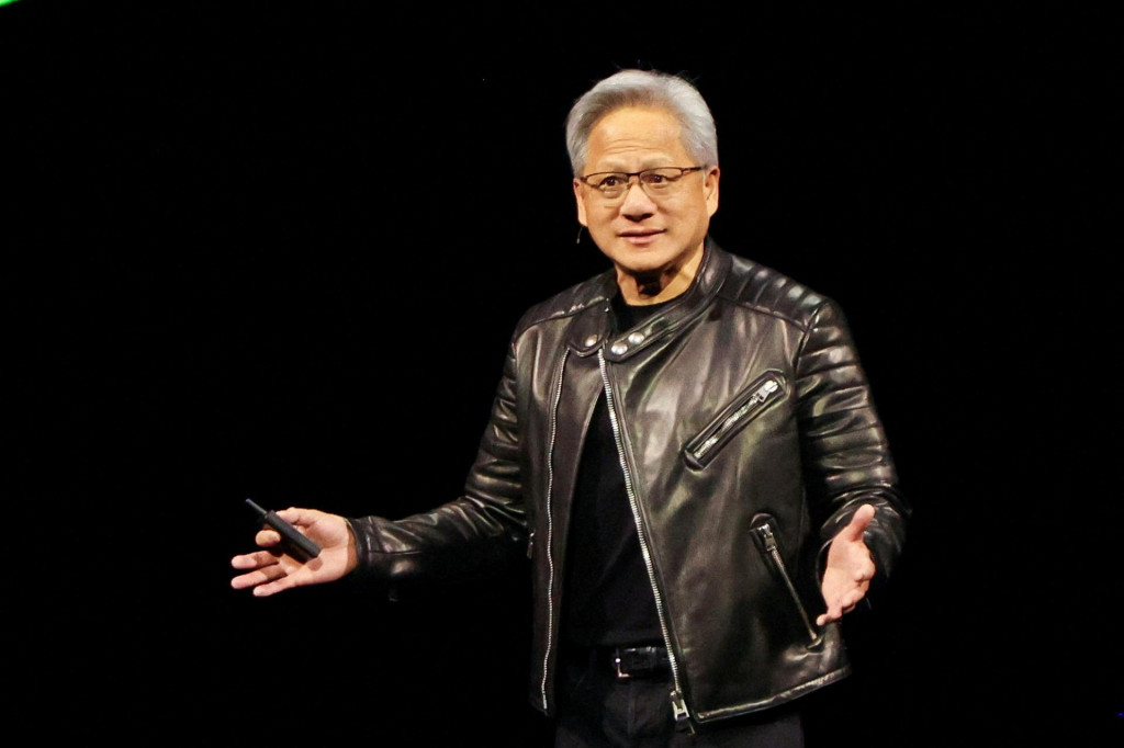 Šéf americkej technologickej spoločnosti Nvidia Jensen Huang. FOTO: Reuters
