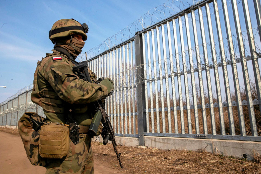 Hranica Poľska s Bieloruskom. FOTO: Reuters