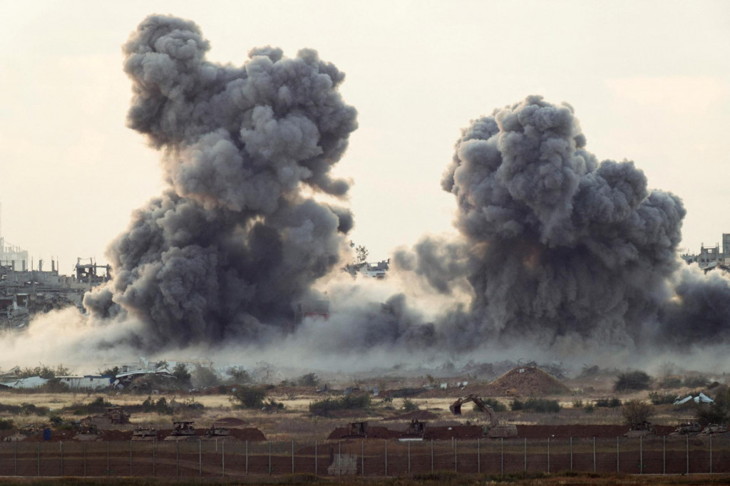 Izraelské útoky na pásmo Gazy. FOTO: Reuters