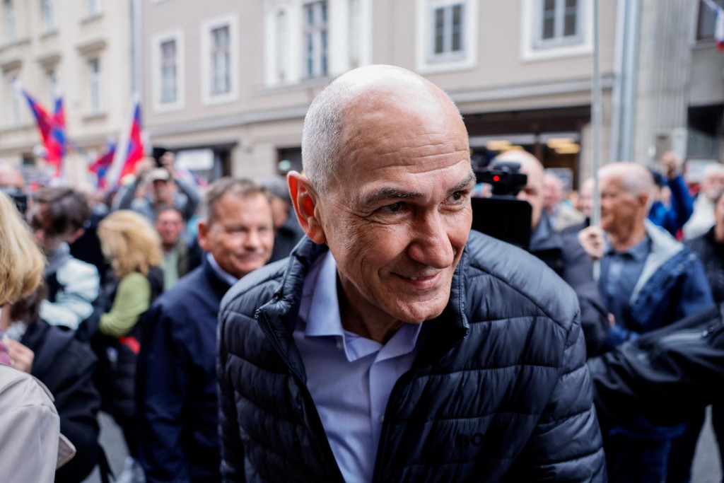 Bývalý slovinský premiér Janez Janša. FOTO: Reuters