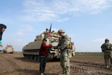 Americké jednotky v Sýrii. FOTO: REUTERS