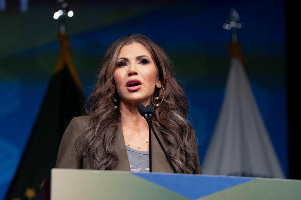 Americká ministerka pre vnútornú bezpečnosť Kristi Noemová. FOTO: Reuters