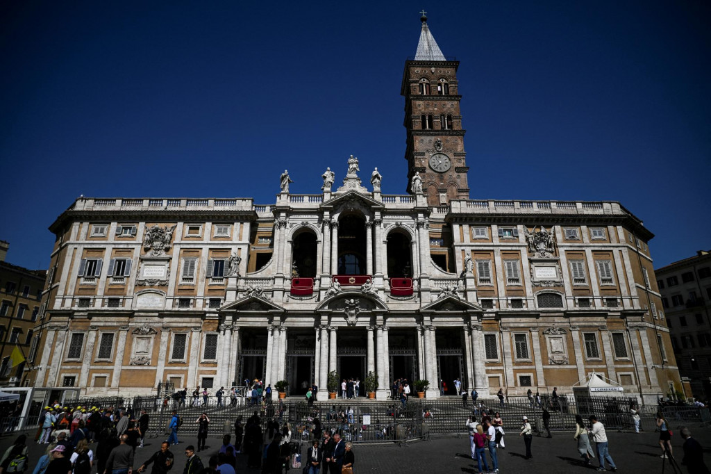 Na snímke rímska Bazilika Panny Márie Väčšej (Santa Maria Maggiore) v Ríme. FOTO: Reuters