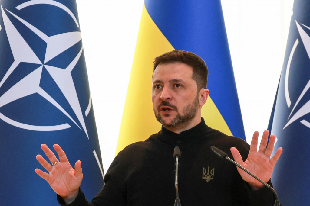 Ukrajinský prezident Volodymyr Zelenskyj. FOTO: REUTERS