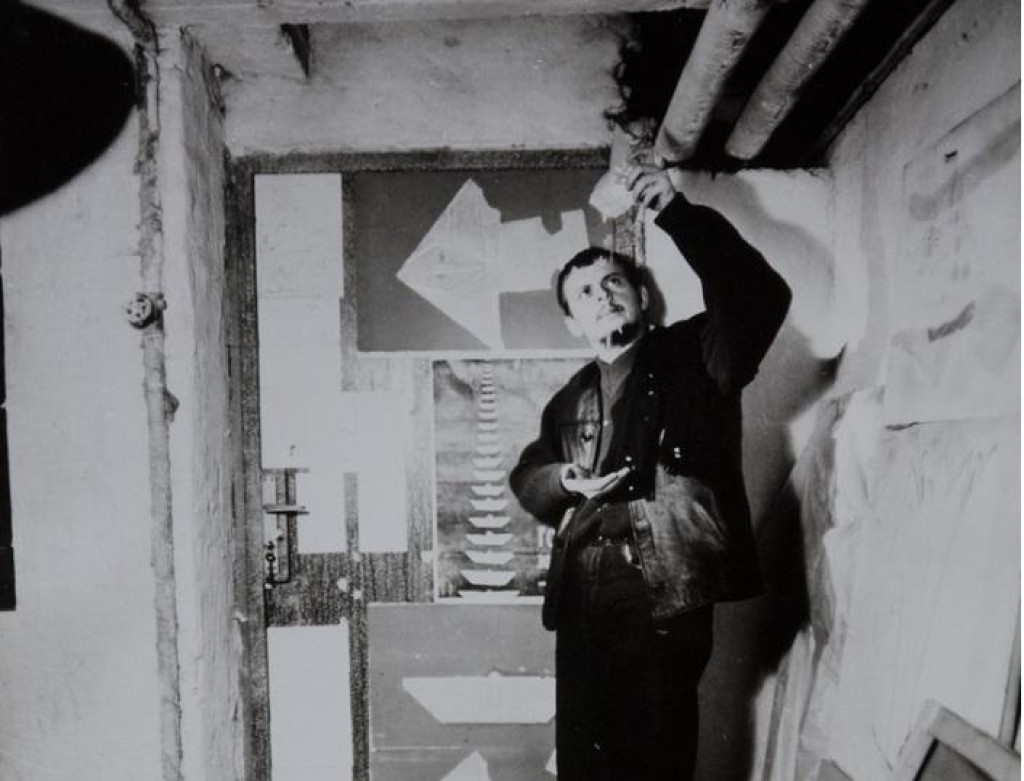 dielo Opäť sneží I., Vladimír Popovič. FOTO: Webumenia.sk