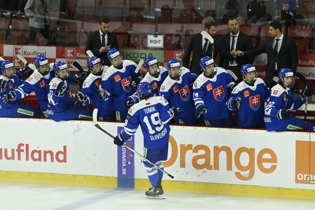 Medzi opory slovenského výberu by mal nepochybne patriť aj útočník Tobias Tomík. FOTO: TASR/R. Stoklasa