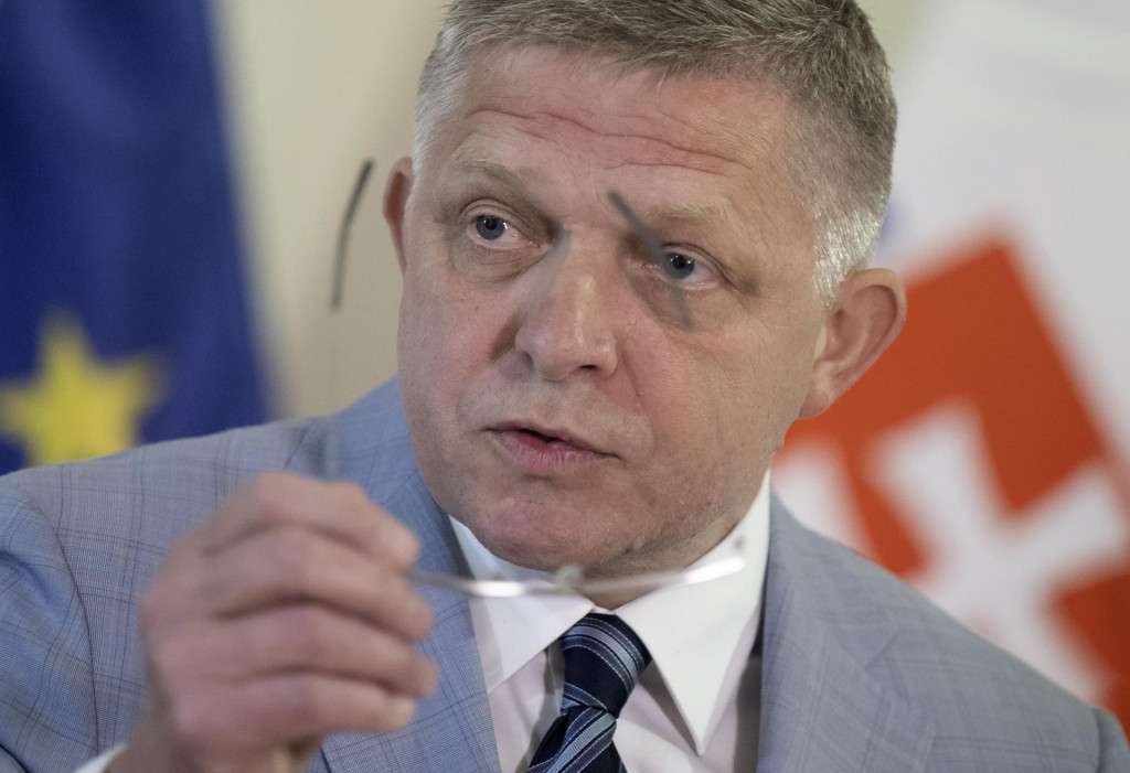 Premiér Robert Fico (Smer-SD). FOTO: TASR/Martin Baumann