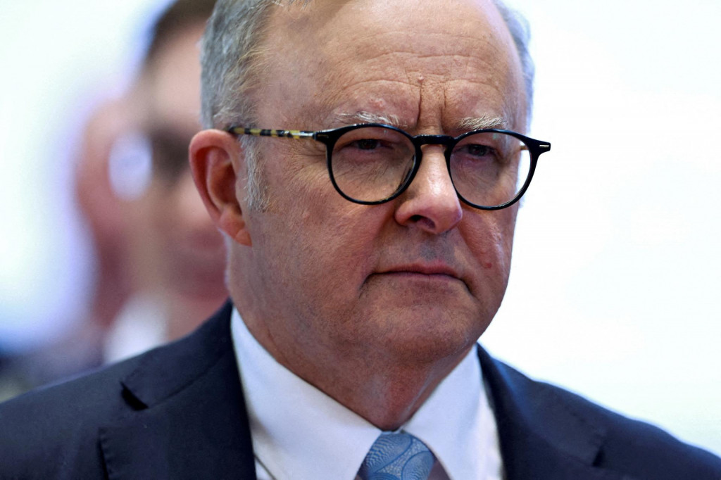 Austrálsky premiér Anthony Albanese, FOTO: REUTERS