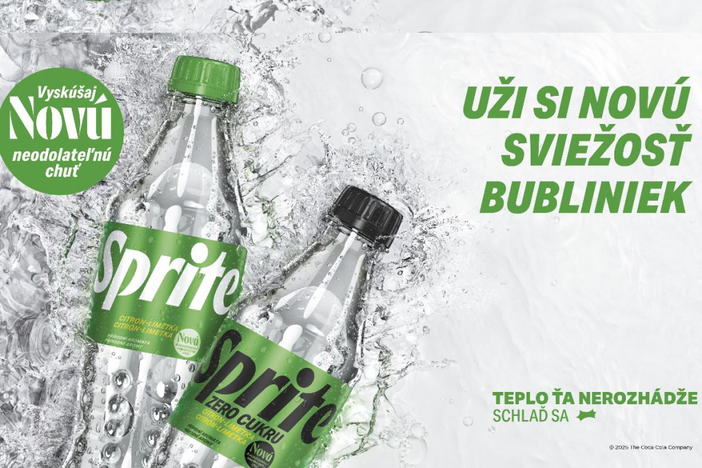 Prichádza nová chuť aj vizuálna identita obľúbeného nápoja Sprite.