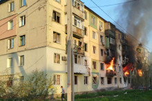 Rusko zaútočilo na Dnepropetrovskú oblasť. FOTO: Telegram/Serhij Lysak