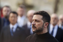 Ukrajinský prezident Volodymyr Zelenskyj. FOTO: TASR/AP