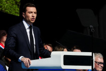Predseda francúzskej opozičnej strany Národné združenie (RN) Jordan Bardella. FOTO: REUTERS