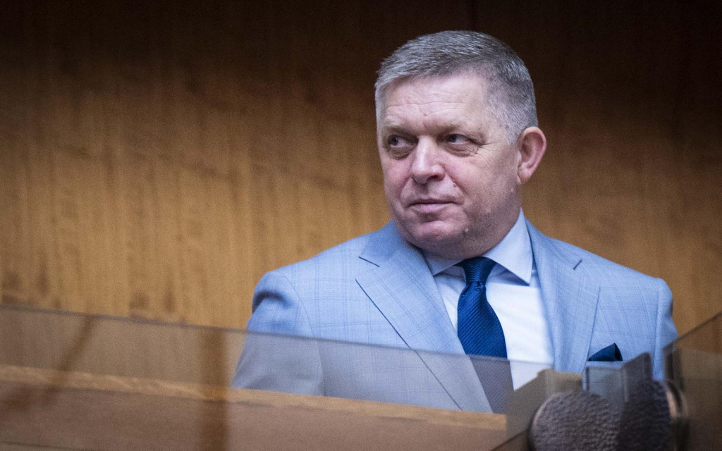 Predseda vl&aacute;dy Robert Fico. FOTO: TASR/Jakub Kotian