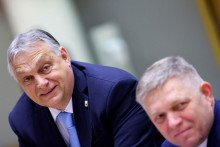 Premiér Robert Fico a maďarský premiér Viktor Orbán. FOTO: Reuters