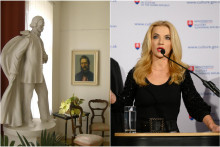 O zrušení rekonštrukcie rozhodlo ministerstvo kultúry pod vedením Martiny Šimkovičovej. FOTO: TASR, archív múzea/Koláž HN
