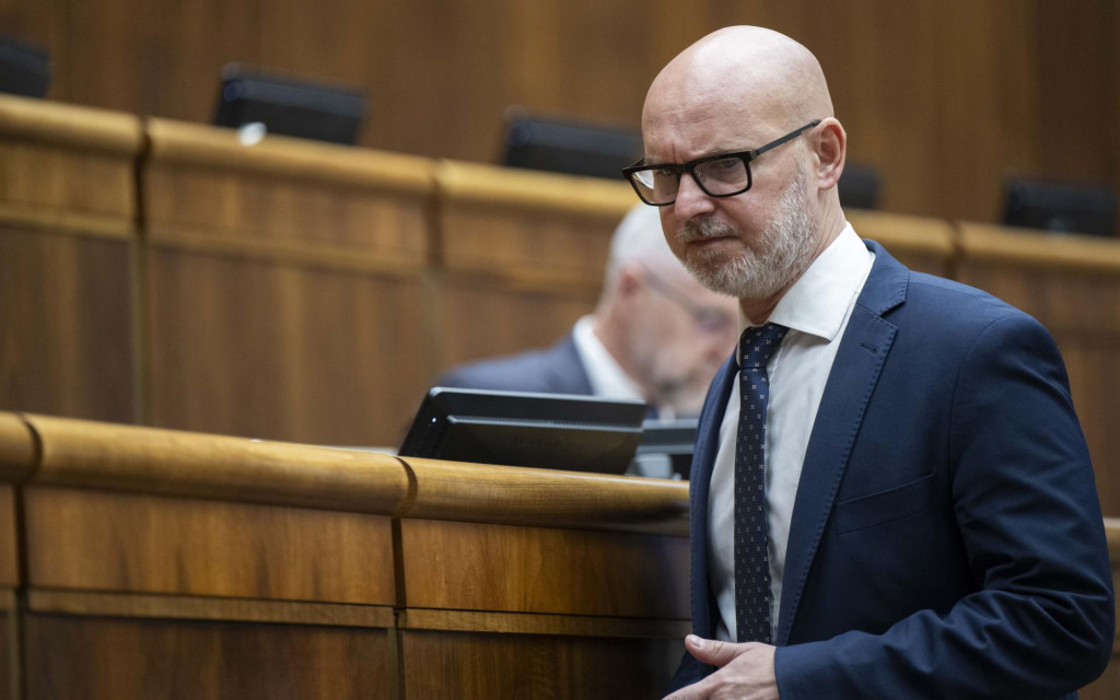 Šéf SaS Branislav Gröhling. FOTO: TASR/Jakub Kotian