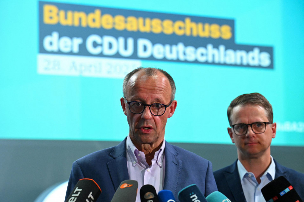 Predseda Kresťanskodemokratickej únie (CDU) Friedrich Merz. FOTO: Reuters