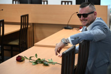 Daniel Bombic na Najvyššom súde. FOTO: TASR/Jakub Kotian