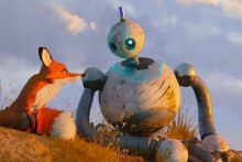 Záber z filmu The Wild Robot (Rozzum v divočine)