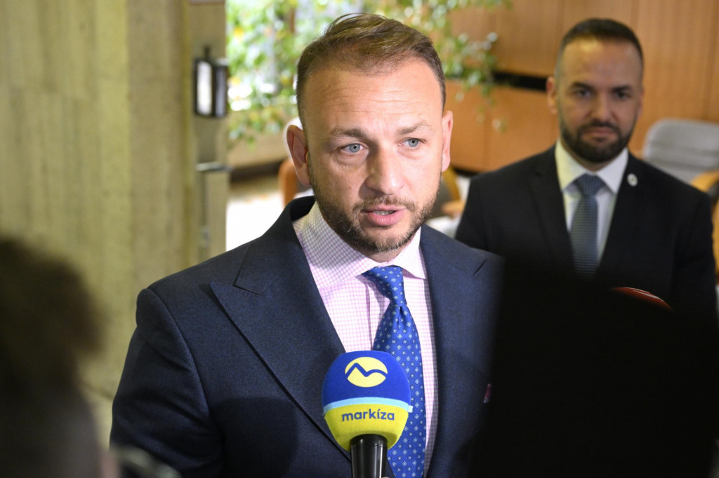 Minister vnútra Matúš Šutaj Eštok (Hlas-SD). FOTO: TASR/Pavel Neubauer