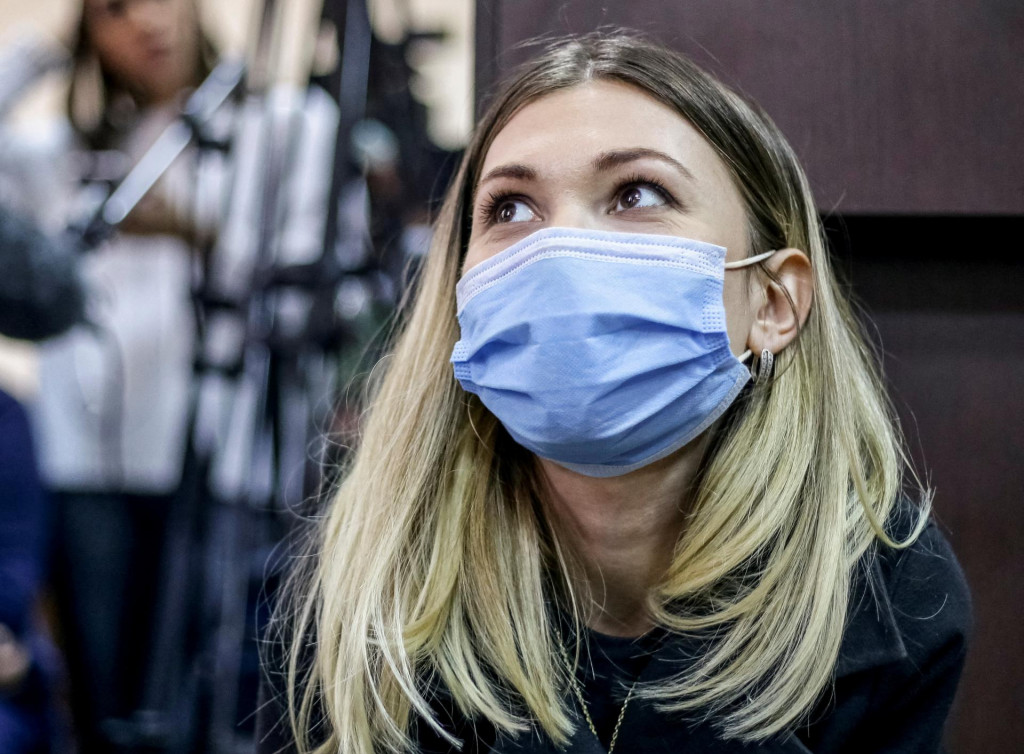 Ukrajinská novinárka Viktorija Roščynová v roku 2021. FOTO: REUTERS