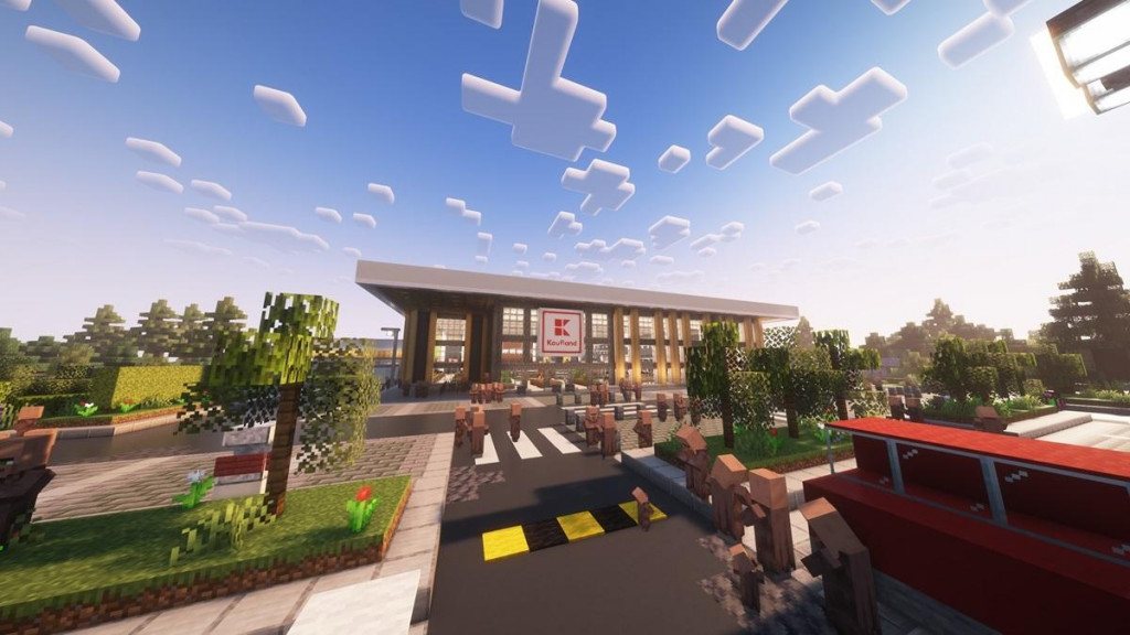 Kaufland v Minecrafte prepája realitu s virtuálnym svetom.