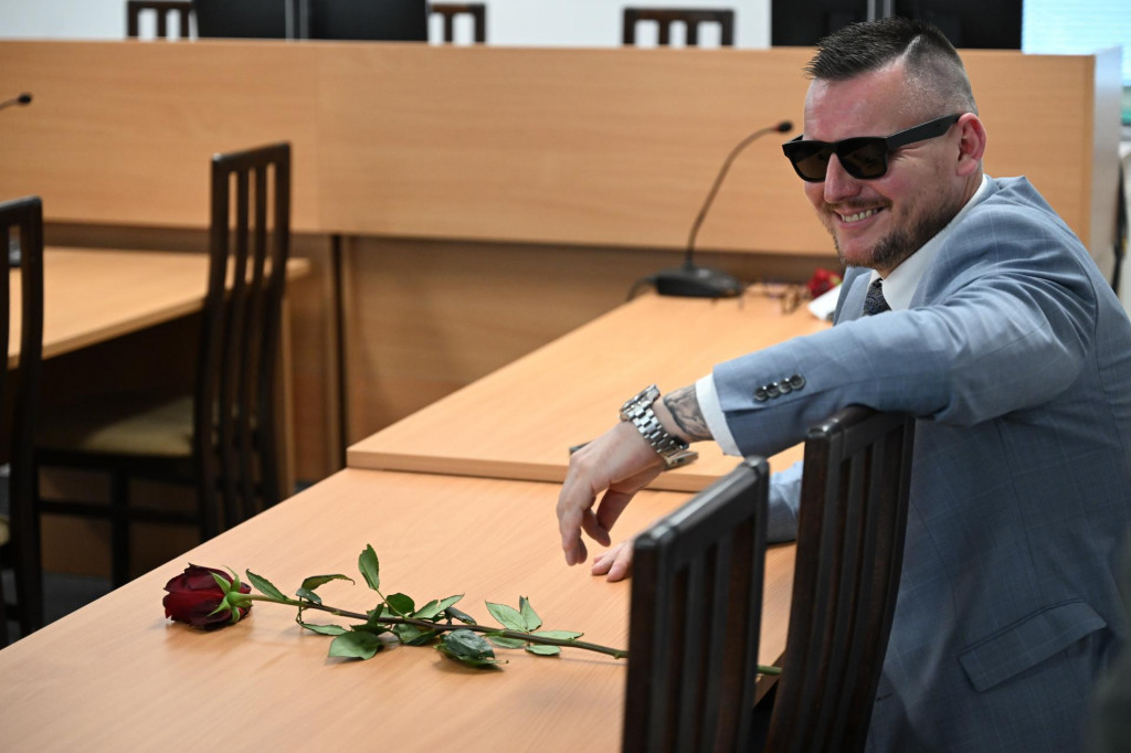 Daniel Bombic na Najvyššom súde. FOTO: TASR/Jakub Kotian