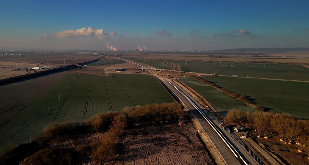 Takto vyzerala výstavba obchvatu metropoly východného Slovenska v marci. FOTO: NDS