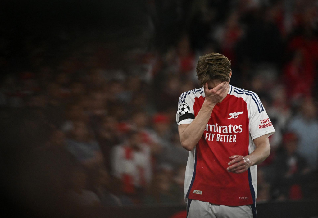 Hráč Arsenalu Martin Odegaard. FOTO: REUTERS