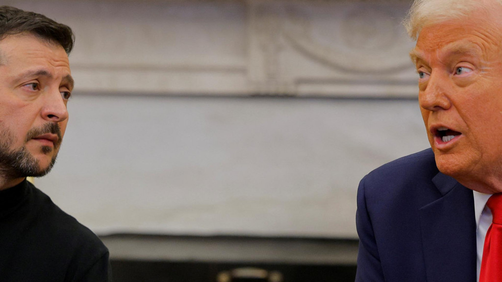 Americký prezident Donald Trump a ukrajinský prezident Volodymyr Zelenskyj. FOTO: Reuters