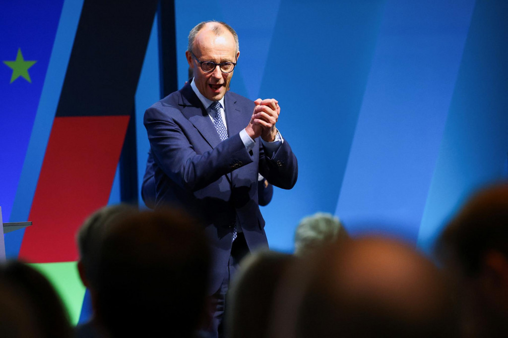 Predseda Kresťanskodemokratickej únie a pravdepodobný budúci kancelár Friedrich Merz. FOTO: Reuters