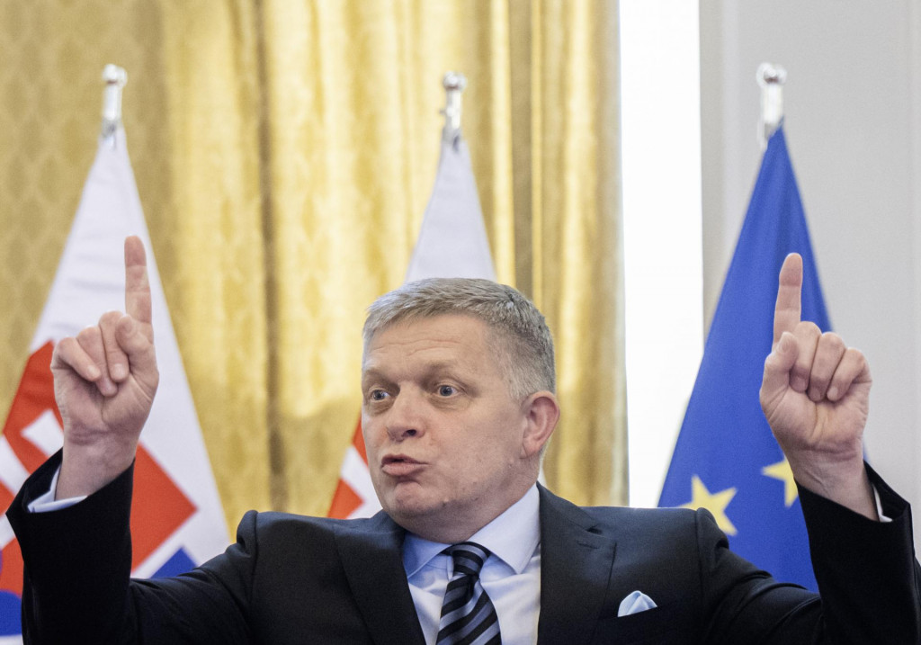 Na snímke slovenský premiér Robert Fico.

FOTO: TASR/M. Baumann