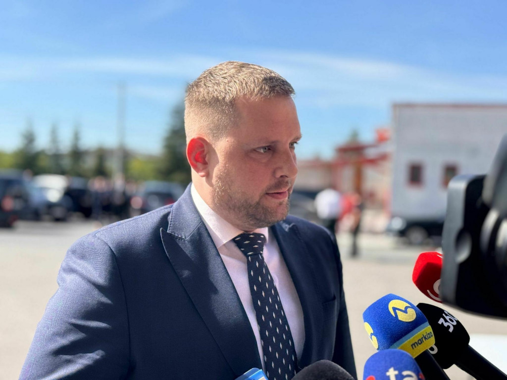 Minister zdravotníctva Kamil Šaško na výjazdovom rokovaní vlády v Malej Lehote. FOTO: HN/Akos Cséplö
