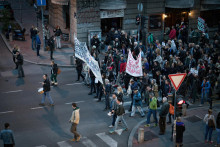 Protest v Srbsku. FOTO: Dreamstime