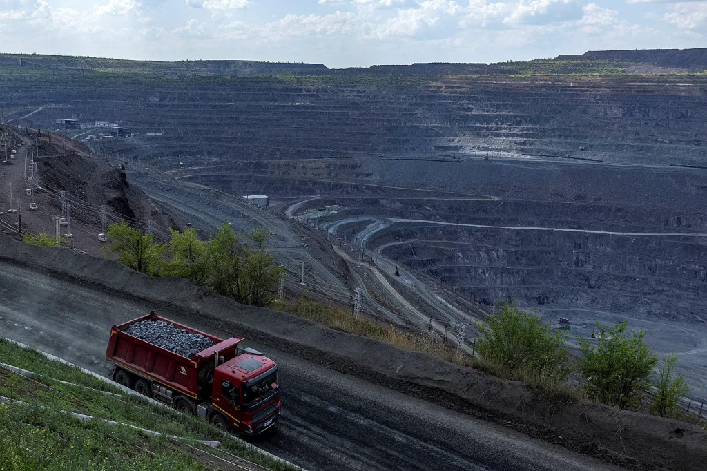 Veľká časť ukrajinského nerastného bohatstva pochádza z okolia mesta Kryvyj Rih. FOTO: Reuters
