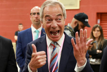 Líder strany Reform UK Nigel Farage. FOTO: Reuters