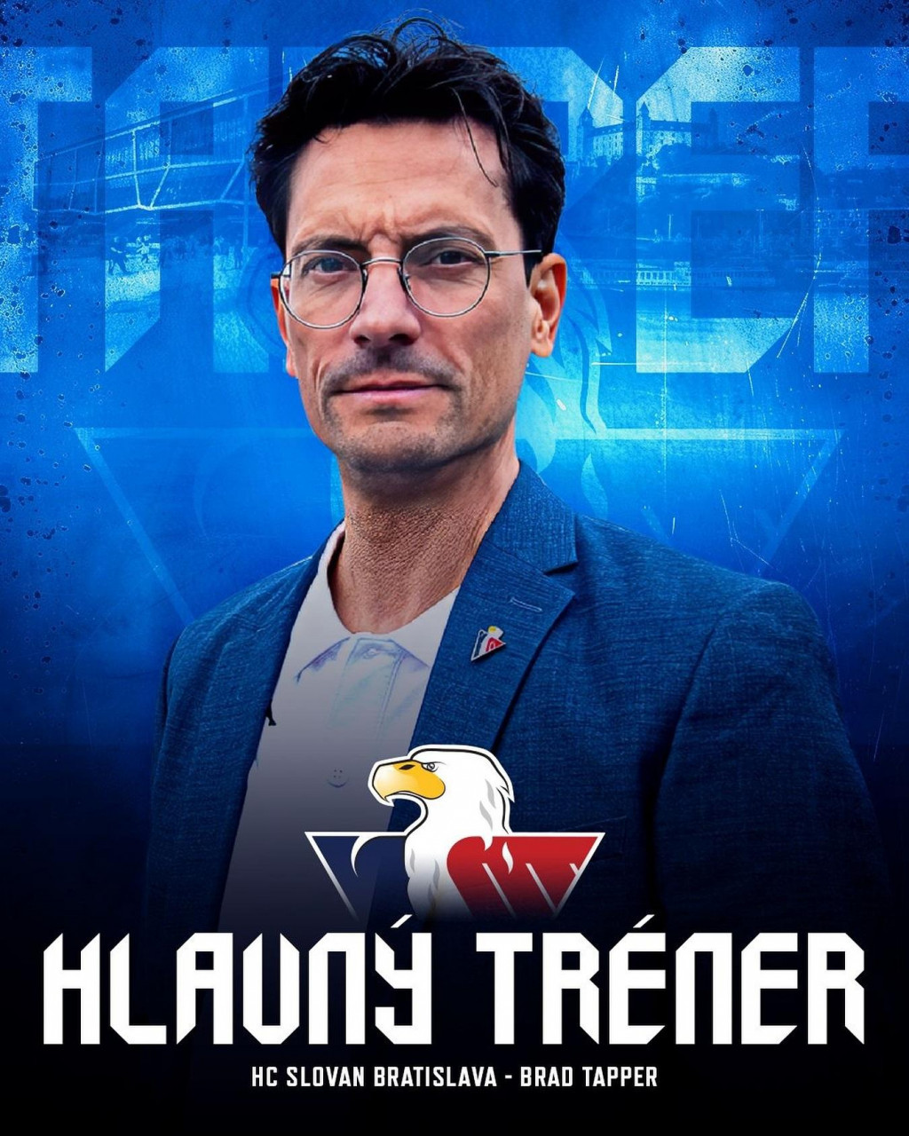 Tréner hokejistov Slovana Bratislava Brad Tapper. Zdroj: Facebook/HC SLOVAN Bratislava