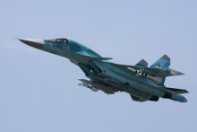 Ilustračná fotografia. Stíhačka Suchoj Su-34. FOTO: Reuters