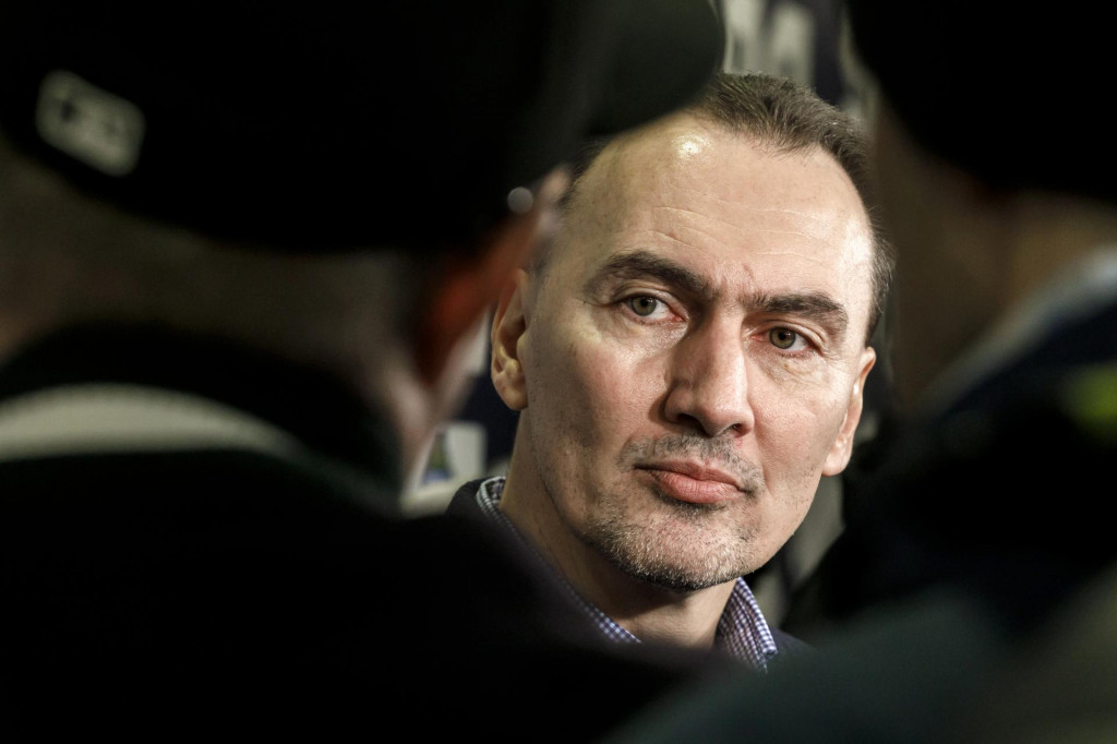 Prezident Slovenského zväzu ľadového hokeja (SZĽH) a generálny manažér reprezentácie Miroslav Šatan. FOTO: TASR/Dano Veselský