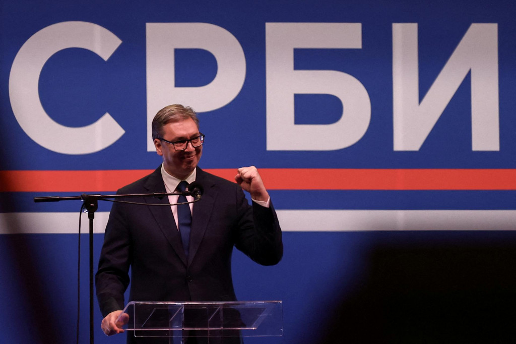 Srbský prezident Aleksandar Vučič. FOTO: Reuters