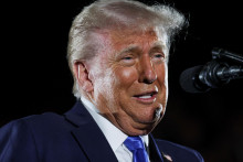 Americký prezident Donald Trump v Alabame v USA 1. mája 2025. FOTO: REUTERS