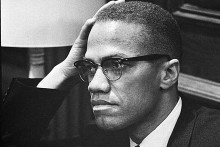 Bojovník za práva Afroameričanov Malcolm X (1925 – 1965)