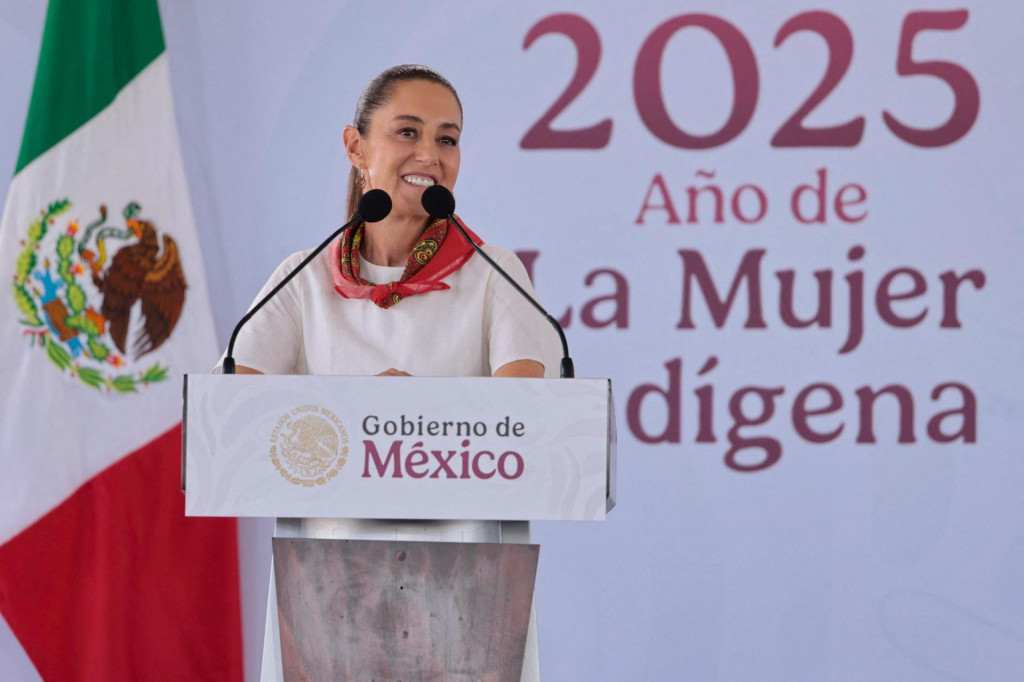 Mexická prezidentka Claudia Sheinbaumová. FOTO: Reuters