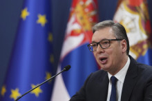 Srbský prezident Aleksandar Vučič. FOTO: TASR/AP