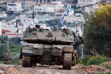 Izraelský tank. FOTO: Reuters