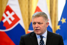 Premiér Robert Fico. FOTO: Reuters