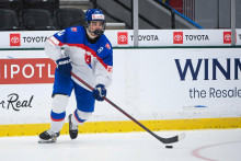 Aj Michal Svrček by mal tento rok patriť medzi najlepšie draftovaných Slovákov. FOTO: iihf.com
