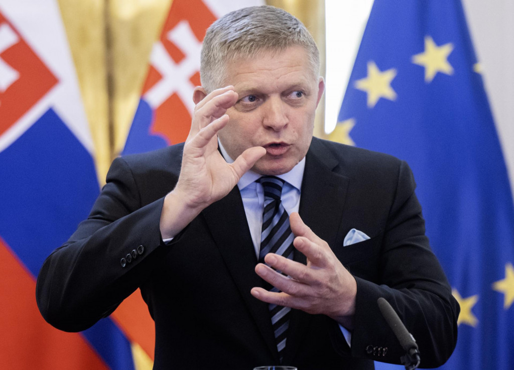 Premiér Robert Fico. FOTO: TASR/Martin Baumann