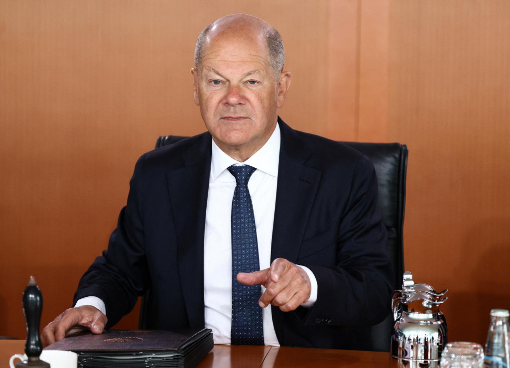 Odchádzajúci nemecký kancelár Olaf Scholz. FOTO: Reuters
