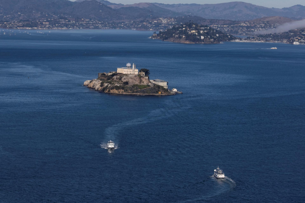 Pohľad na Alcatraz v Sanfranciskom zálive. FOTO: Reuters